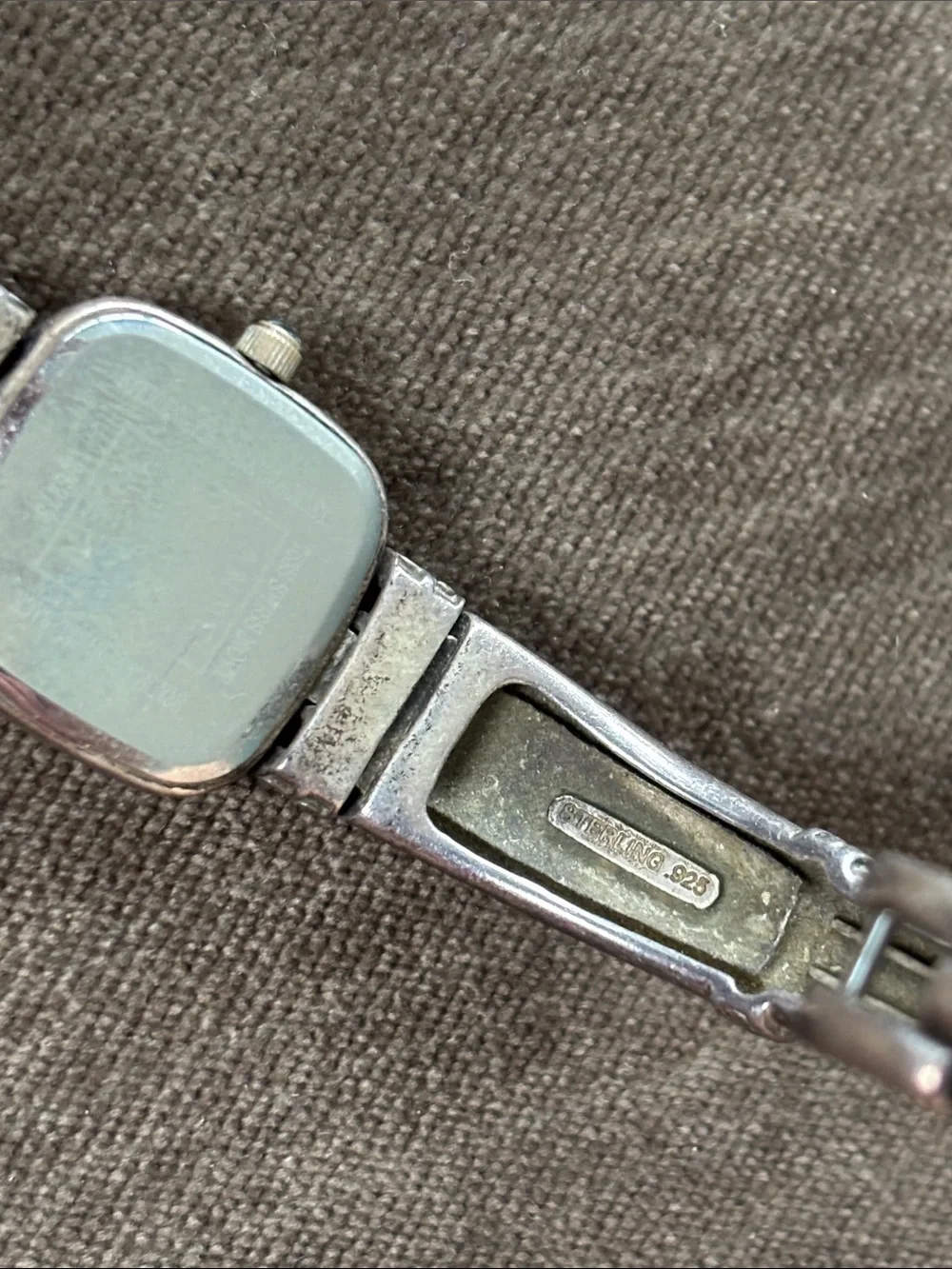 .925 Sterling Silver ANNE KLEIN Women's WRIST WATCH WRISTWATCH Fine Jewelry